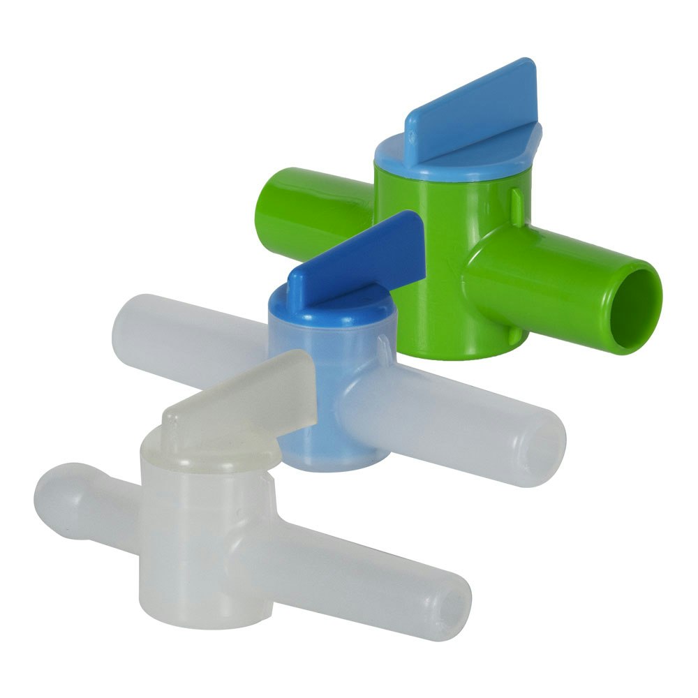 Kartell® HDPE & Polypropylene Miniature Stopcocks